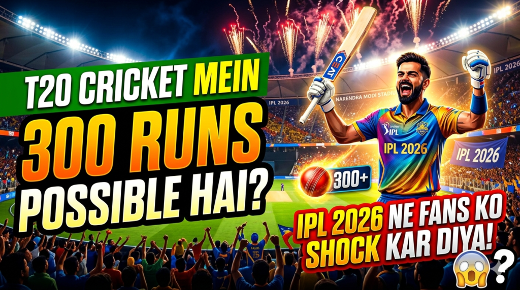 T20 Cricket Mein 300 Runs Possible Hai?” IPL 2026 Ne Fans Ko Shock Kar Diya!